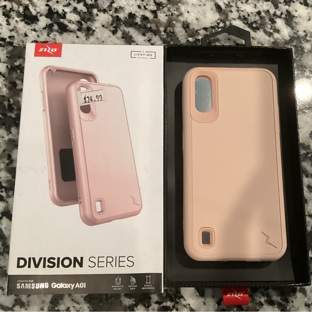 Division Series Case for Samsung Galaxy A01 -  Pink